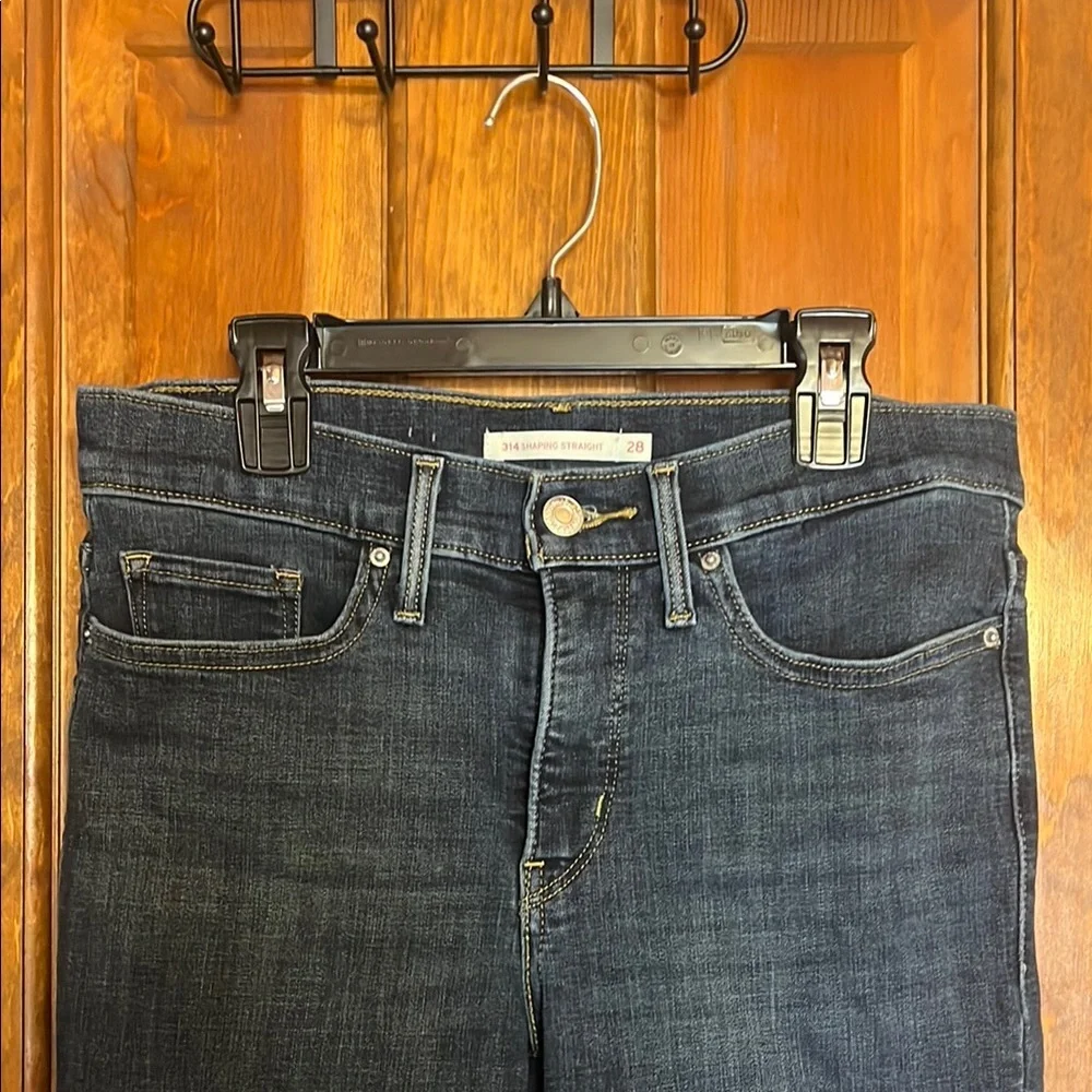 Levi's Blue Straight Leg Jeans Timeless Style